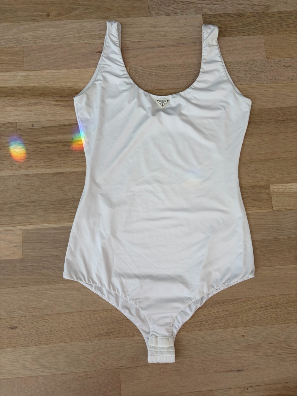 Prada White Tank Bodysuit